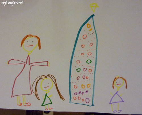 Zara's Christmas drawing